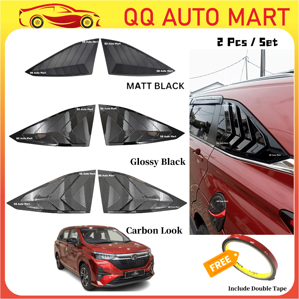 Perodua Alza / Toyota Veloz 2022 - 2023 Rear Side Window Mirror ...