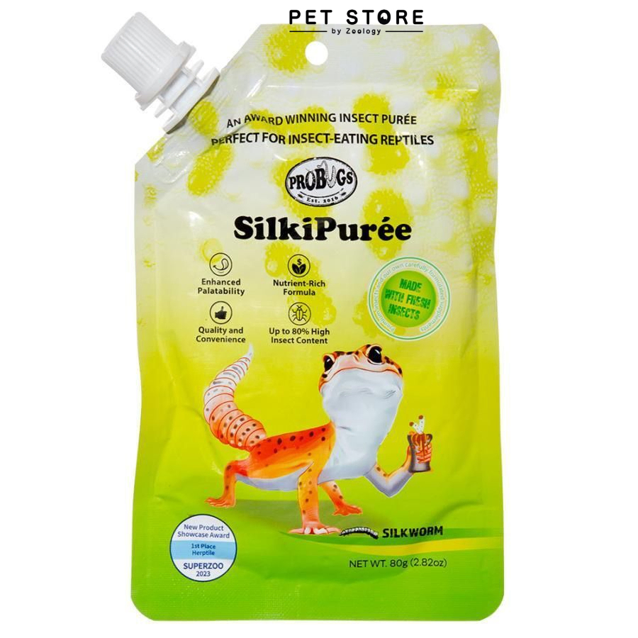 Curated visual reference: Picture Idea: Probugs Silkipuree 80G Gel Food For Insect Eating Reptiles Leopard