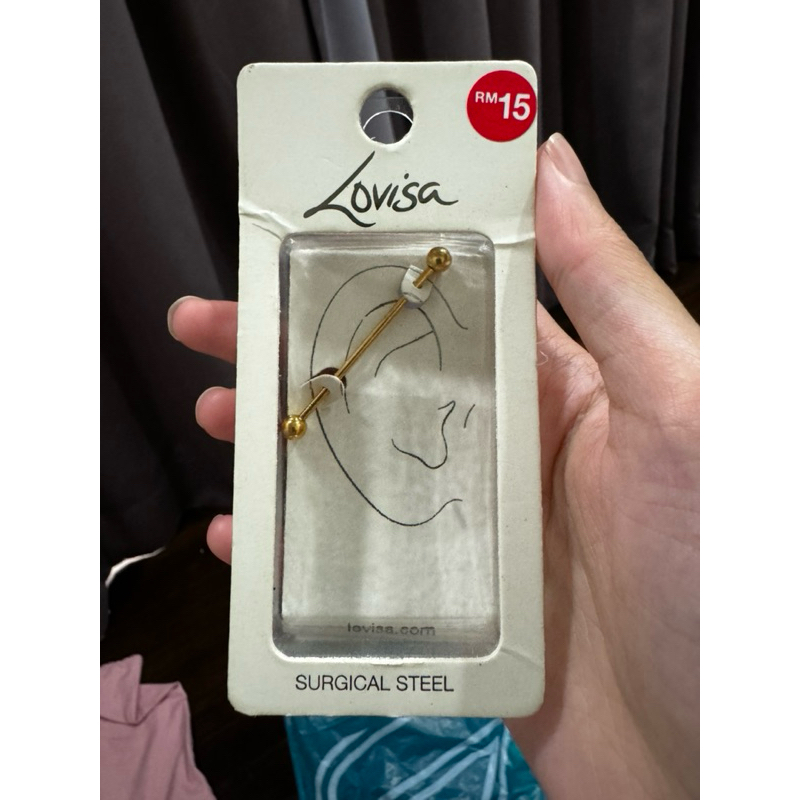 [NEW] Lovisa Industrial Piercing Bar 14g Shopee Malaysia