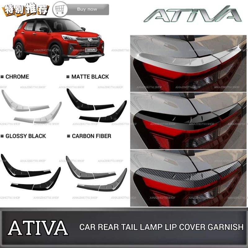 AMAZING PERODUA ATIVA CAR REAR TAIL LAMP LIGHT LID COVER SPORTIVO ...
