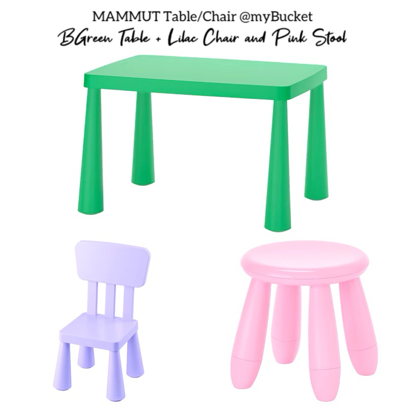 MAMMUT Table Kids Children's Indoor/Outdoor Table