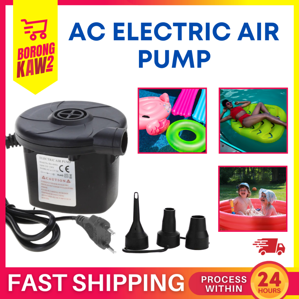 Portable Air Inflatable Pump AC Electric Air Pump Inflation Pump ...