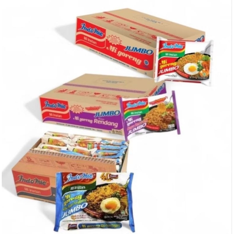 Indomie Goreng Jumbo Berbagai Rasa Harga Perdus isi 24bks | Shopee Malaysia
