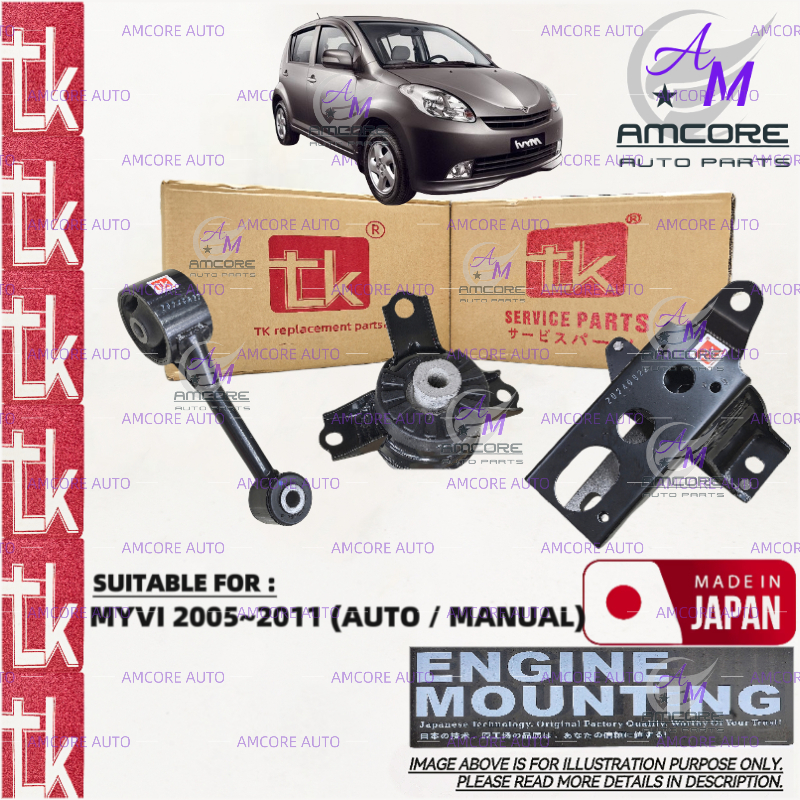 (1 SET / 3PC) PERODUA MYVI 1.0 / 1.3 (2005 ~ 2011) - ENGINE MOUNTING ...