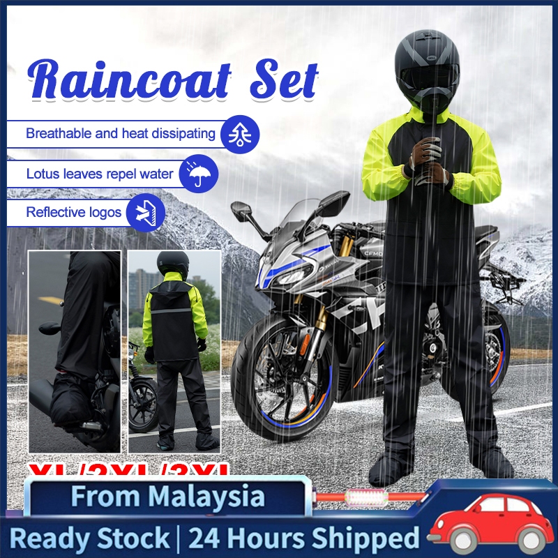 Raincoat Motorcycle Premium Raincoat Moto Racing Riding Scooter ...