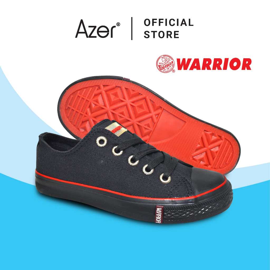 WARRIOR W 3338 Black Low Cut Lace Up School Shoe Kid s Comfortable Black School Shoe Kasut Sekolah Hitam Shopee Malaysia