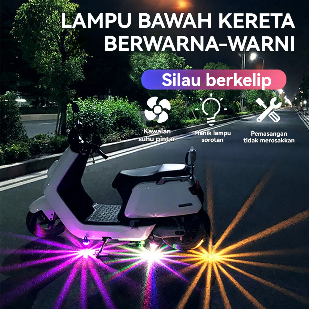 Motorcycle Lights Car Chassis Lights LED Modified Strobe Color Lights ...