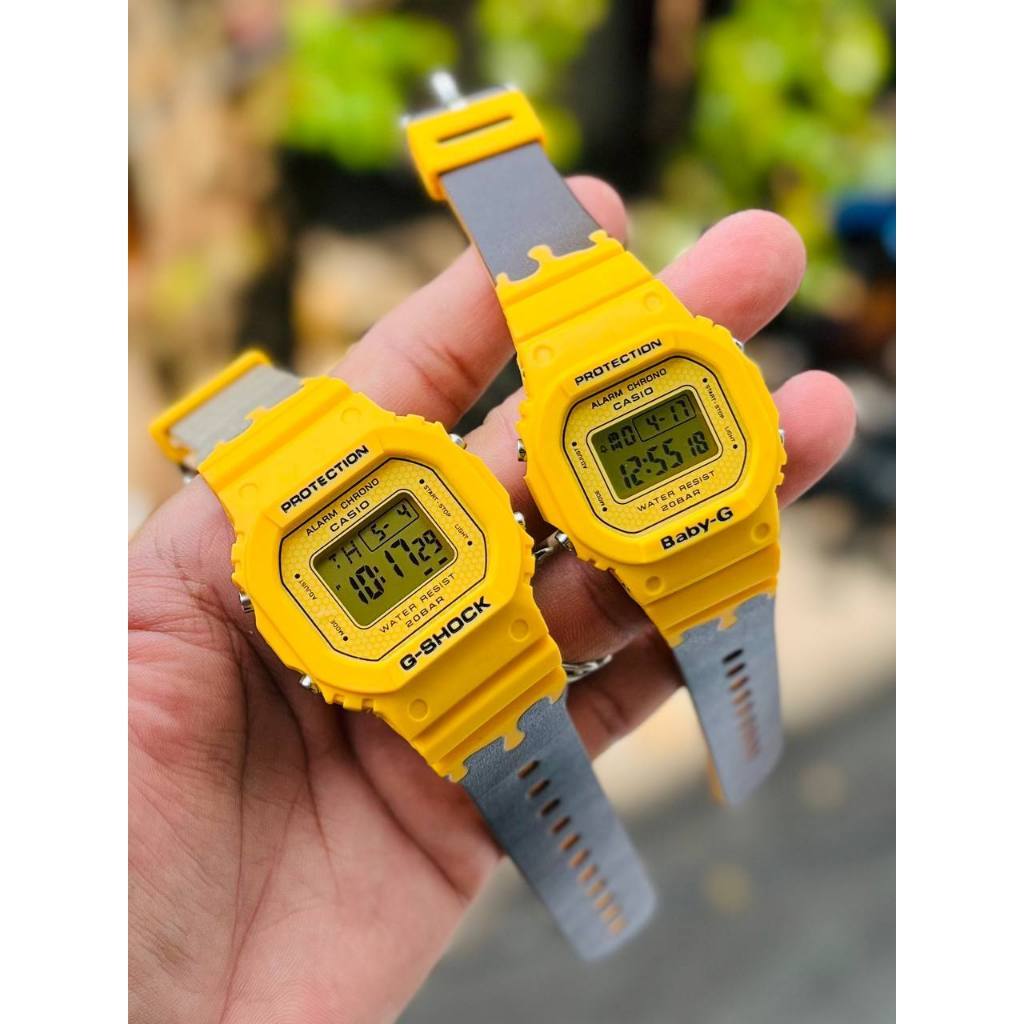 New Stock Malaysia 2 Year Warranty Jam gshock couple set Murah Watch Jam Tangan Laki Perempuan Shopee Malaysia