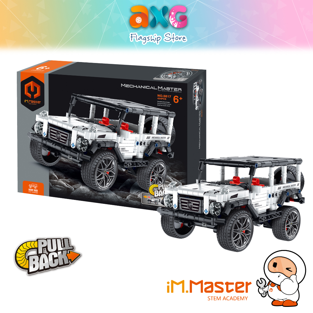 iM.Master Mechanical Master Block Off-Roader White Power Vechiles Brick ...