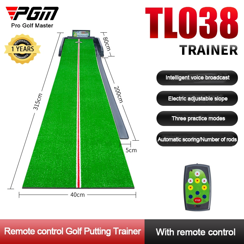 PGM Golf Putting Trainer Electric Remote control automatic scoring ...