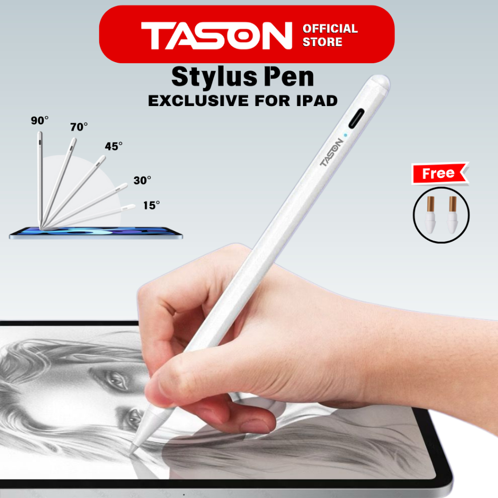 TASON Upgraded Stylus Pen With Palm Rejection Magnetic Function Pencil ...