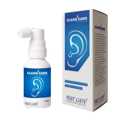 NUR CARE CLEAN EARS EARWAX REMOVAL SPRAY 15ML | Shopee Malaysia