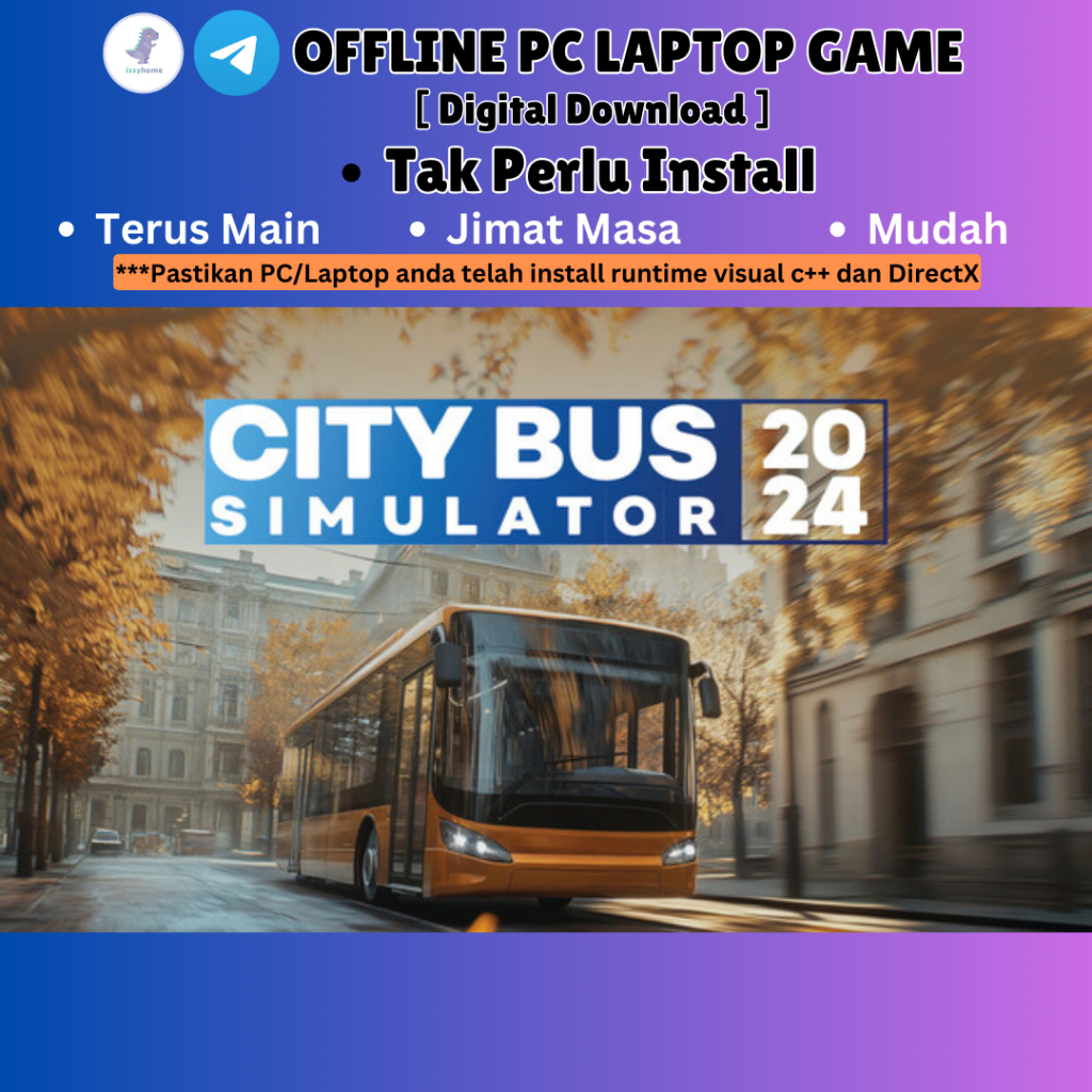 [PC OFFLINE GAME PORTABLE]City Bus Simulator 2024[DIGITAL DOWNLOAD ...