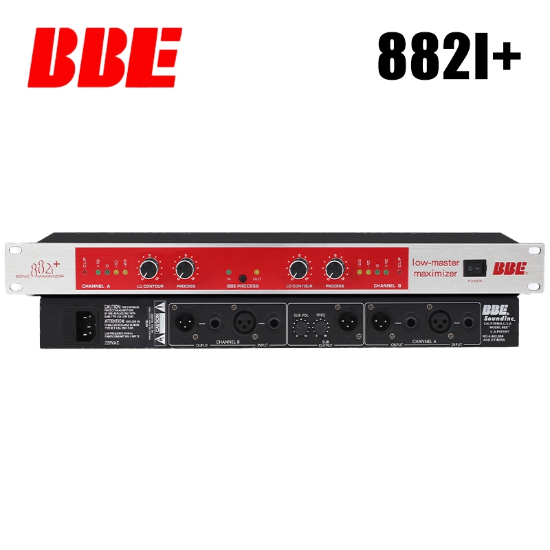 BBE 882i/882i+Sonic Miczer Sonic Maximizer BBE 882i has lower low