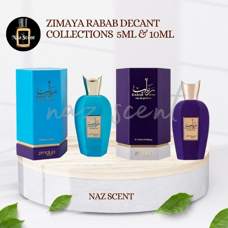 Zimaya Rabab Decant Collections ( Rabab Blue / Rabab Gems ) | Shopee ...
