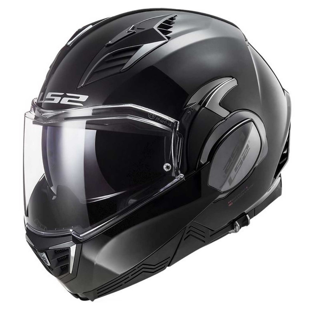 HELMET LS2 FF900 VALIANT II SOLID GLOSS BLACK | Shopee Malaysia