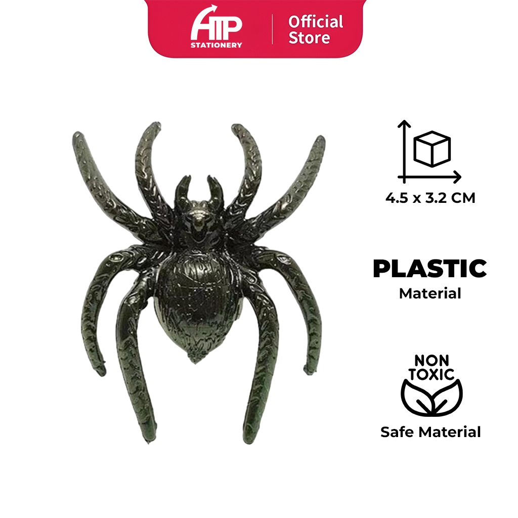 Plastic Spider Toy Funny Novelty Insect Toy Kids Prank Party Decoration ...