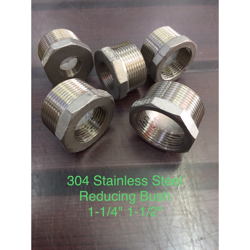 304 Stainless Steel Reducing Bush reducer bush 304 fittings s/s r/bush ...