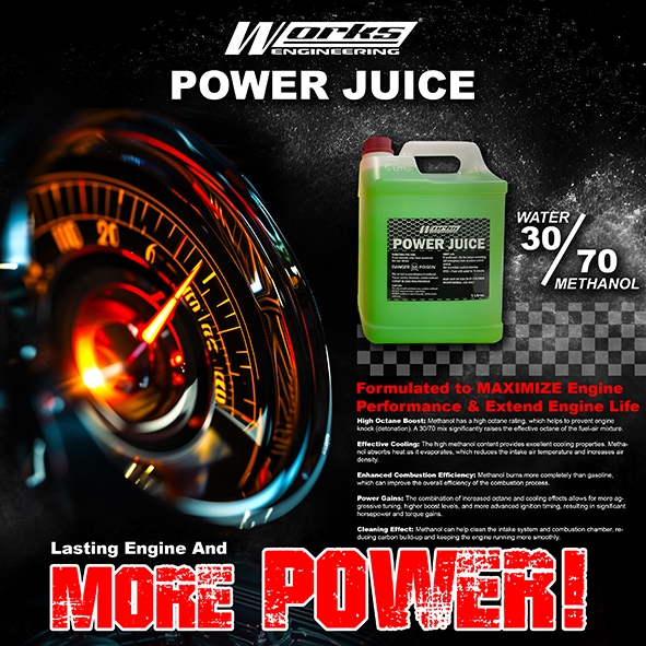 5liter Works Power Juice 30:70 water methanol aem/snow performance ...