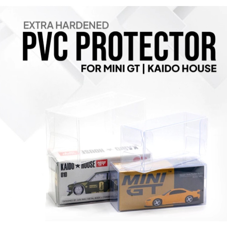 (100pcs) Mini gt Box Kaido House Box PVC PROTECTOR CASE FOR MINI GT ...