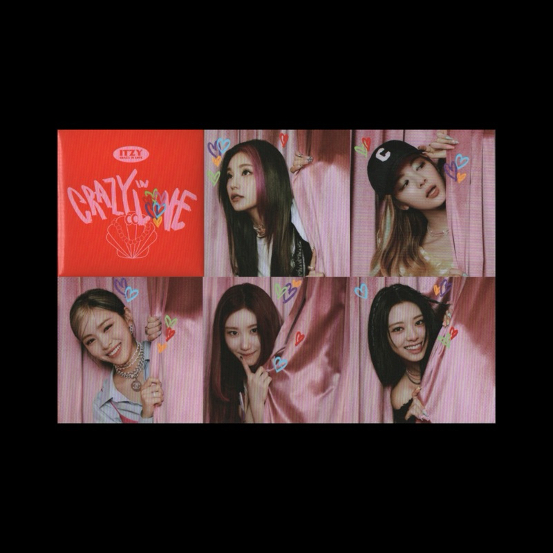 Yuna Official Photocard Itzy 1st Album Crazy In Love Special