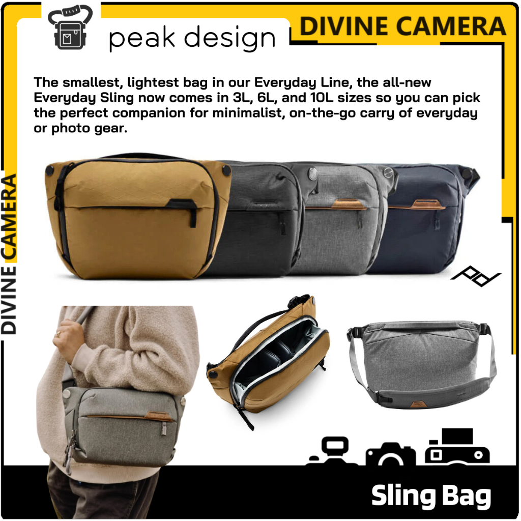 Peak Design Everyday Sling V2 for 3L /6L 10L Shopee Malaysia