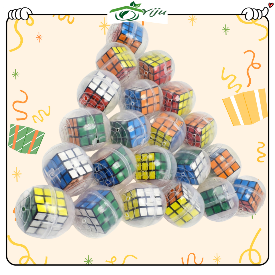 Hot Selling 3CM Novelty Funny Relaxing Magic Cube Surprise Egg Capsule ...