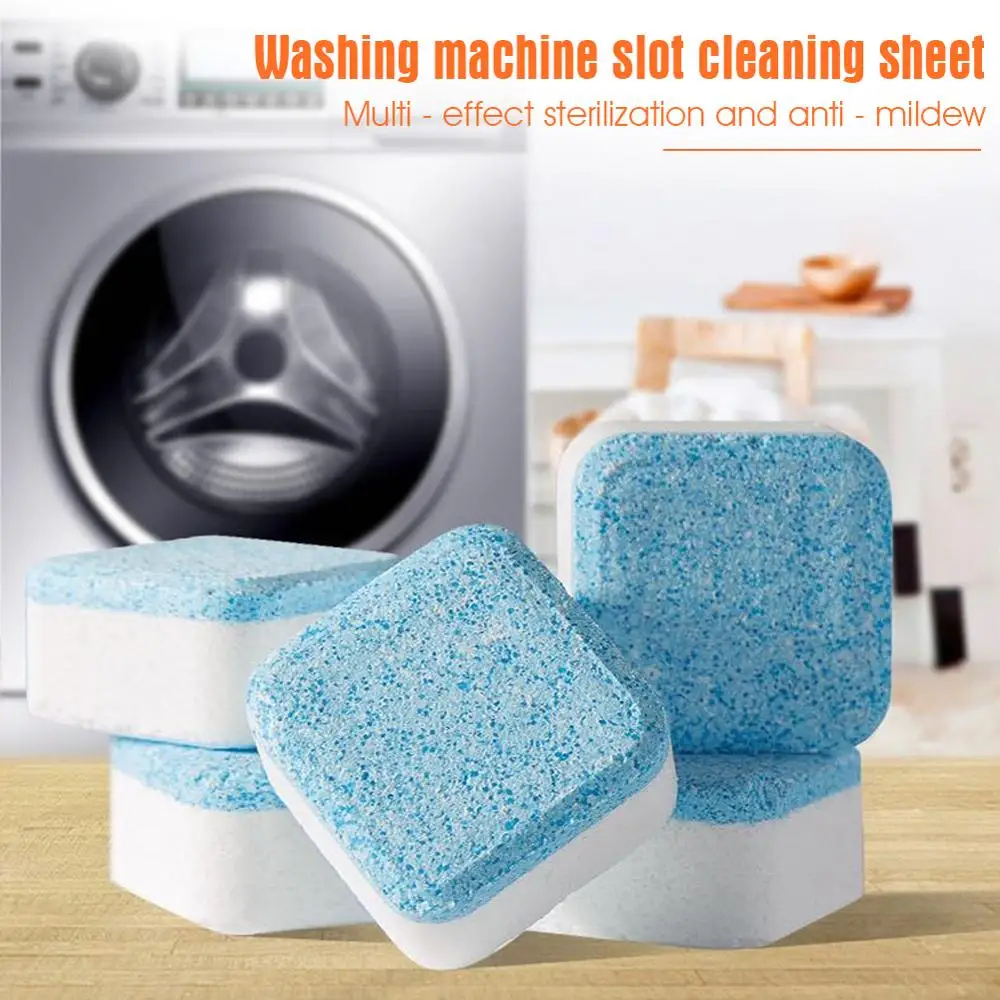 Washer Cleaner Tablets 12PCS/Box Washing Machine Cleaning Effervescent