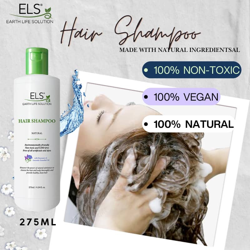 [Ready Stock] ELS ♻️ Natural Hair Shampoo 天然成分洗发水 (275ml) | Shopee Malaysia