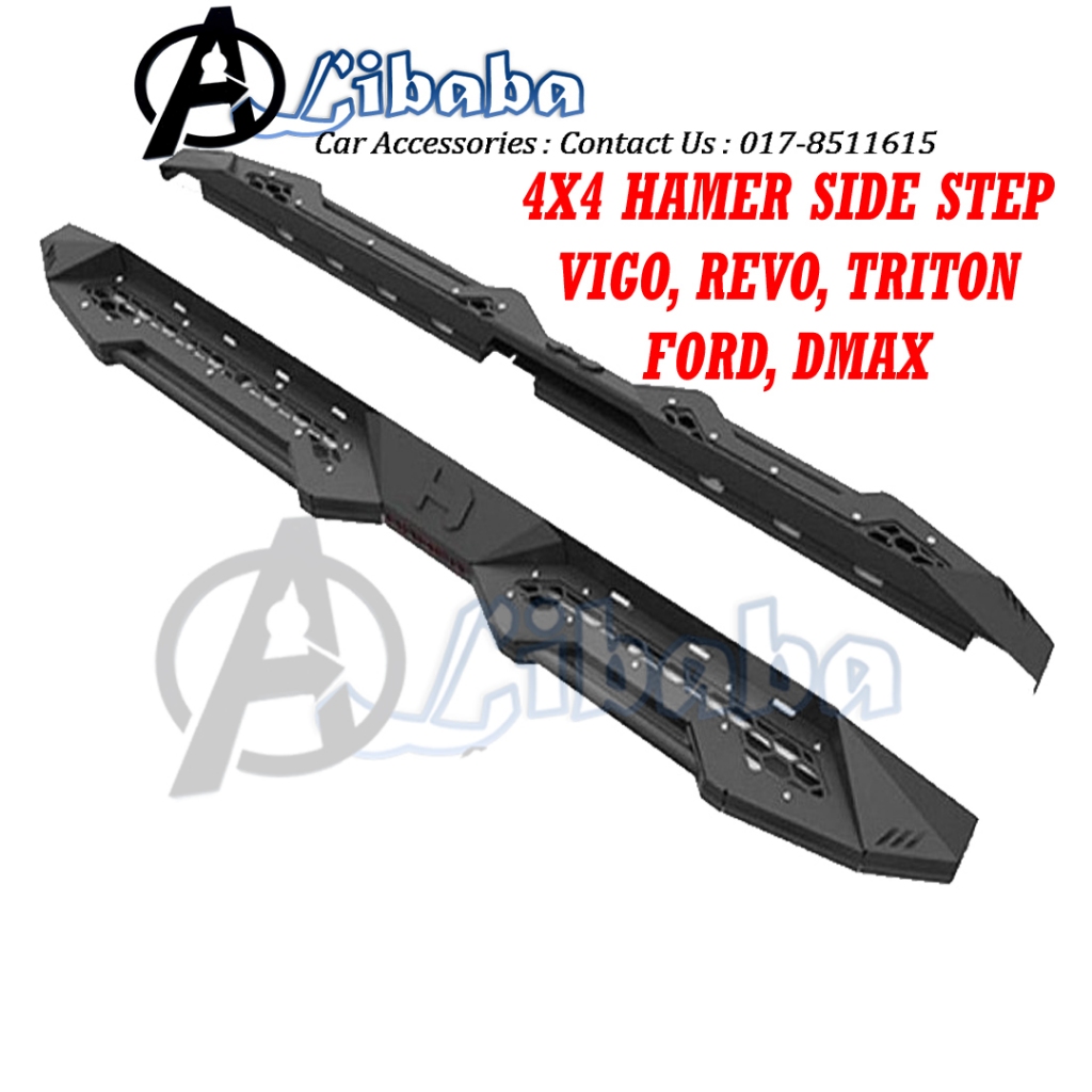 4x4 HAMER Shadow Series Side Step For VIGO REVO FORD Ranger T6 T7 REVO ...