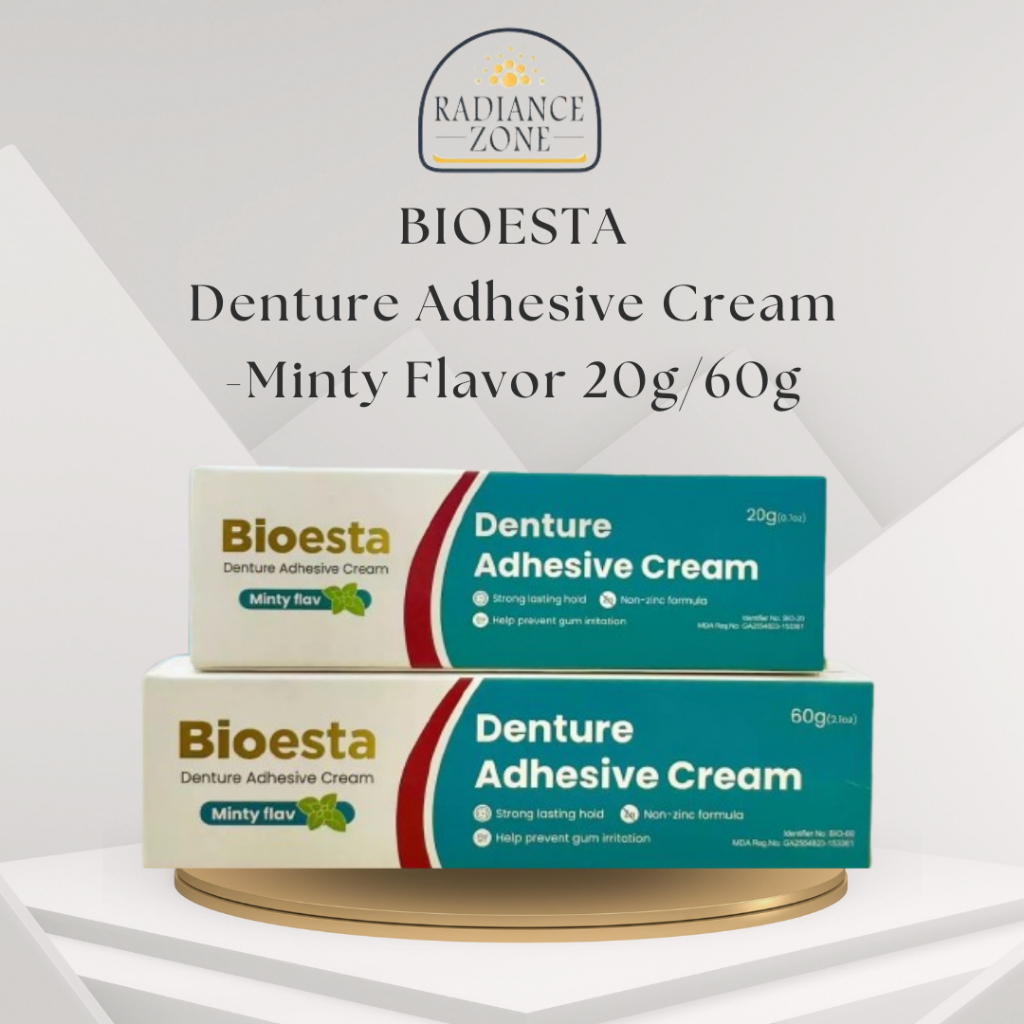 BIOESTA Denture Adhesive Cream -Minty Flavor 20g/60g | Shopee Malaysia