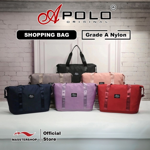 APOLO Duffel Bag / GYM Bag / Shopping Bag / Handbag / Travel Bag (Nylon ...
