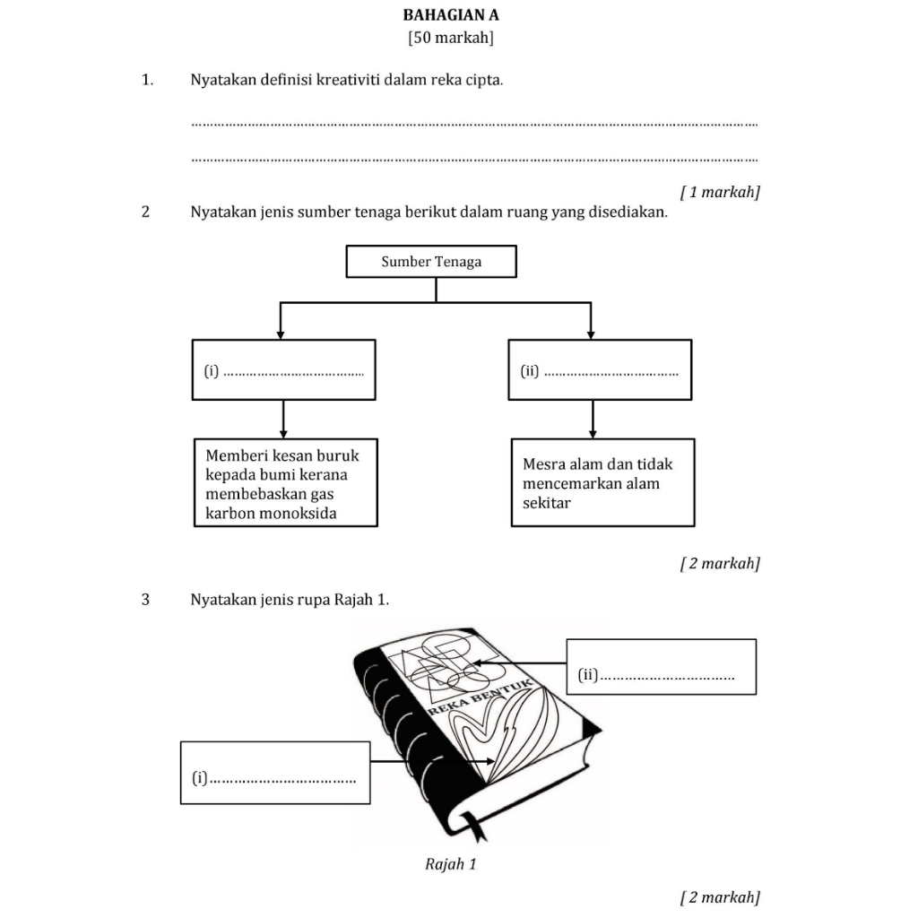 🔥Updated 2024🔥 SPM Reka Cipta State E-Trial Percubaan Papers in PDF ...