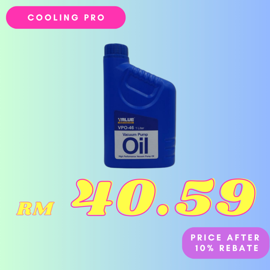 VALUE VPO-46 VACUUM PUMP OIL 1 LITER | Shopee Malaysia
