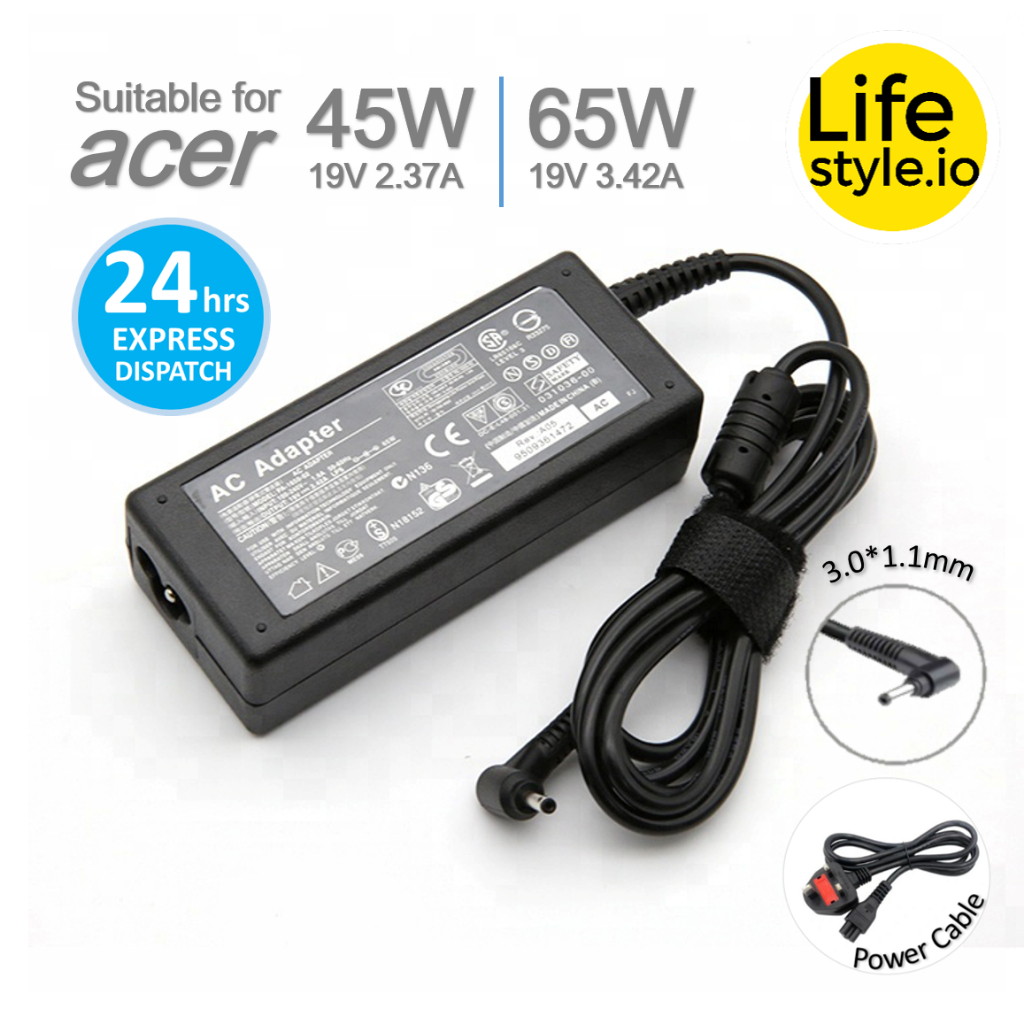 Acer TravelMate P214-51 P214-52 P214-53 P236 P238 P238-G2 Adapter ...