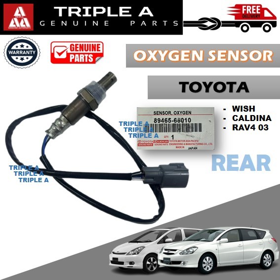 89465-68010 WISH 2.0 ZNE10 / CALDINA / RAV4 (REAR) OXYGEN SENSOR ...
