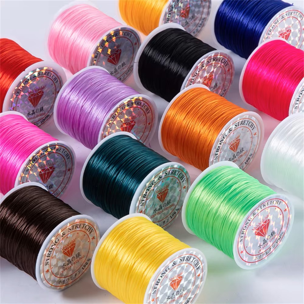 Crystal Thread Elastic String Rubber Band Tali Gelang Manik Kristal ...