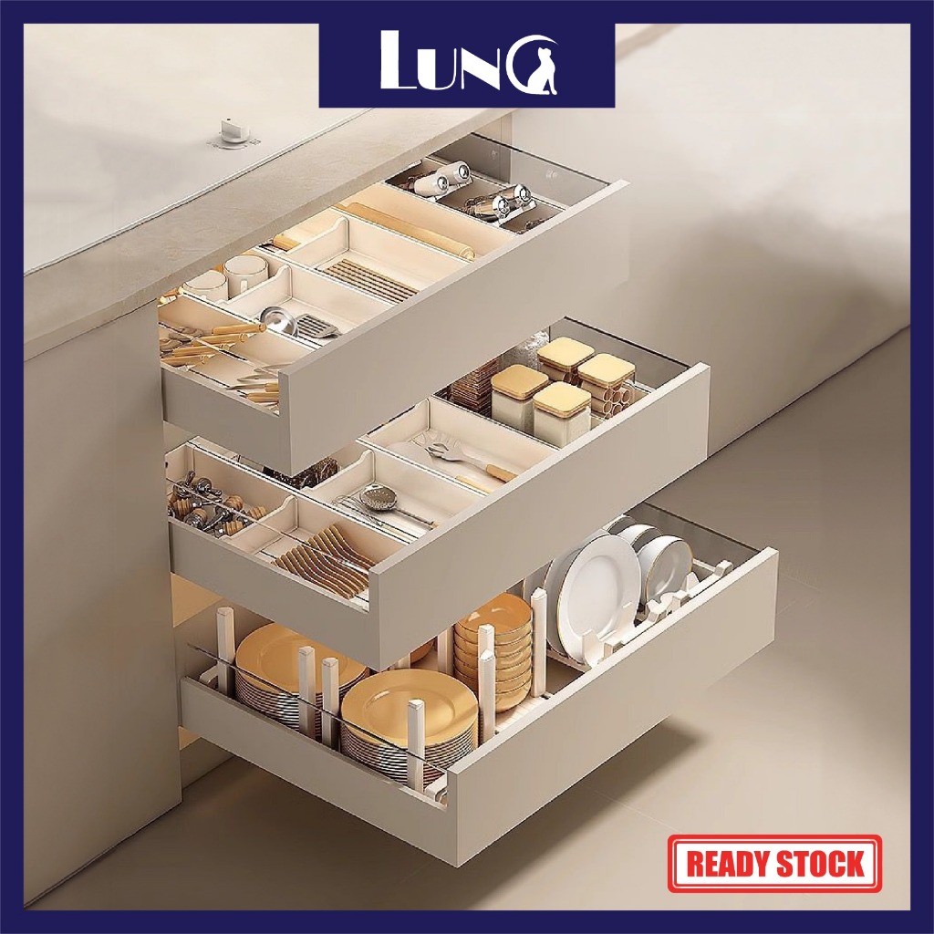 Multi-Function with Adjustable Divider for Flatware Cutlery Storage for ...