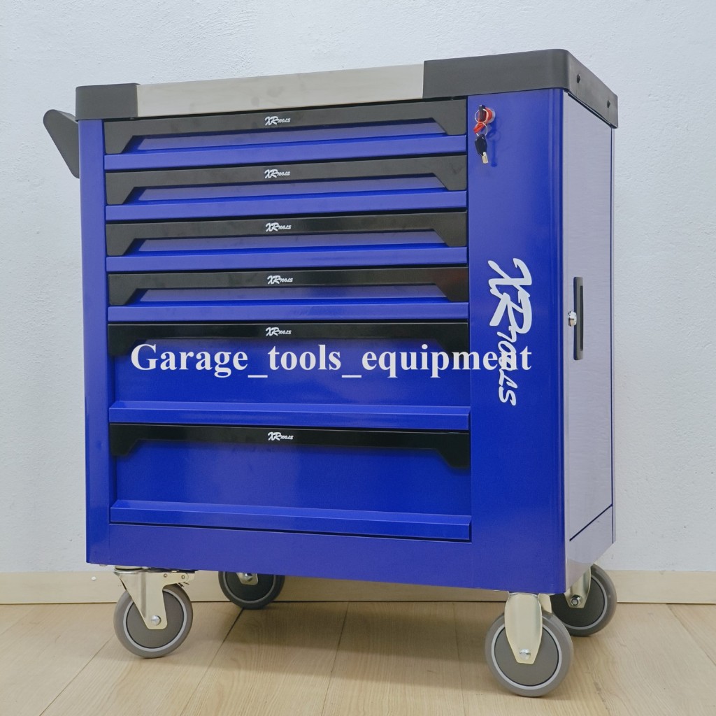 XR TOOLS Heavy-Duty Tools Trolley | Empty Cabinet | Tools Chest ...