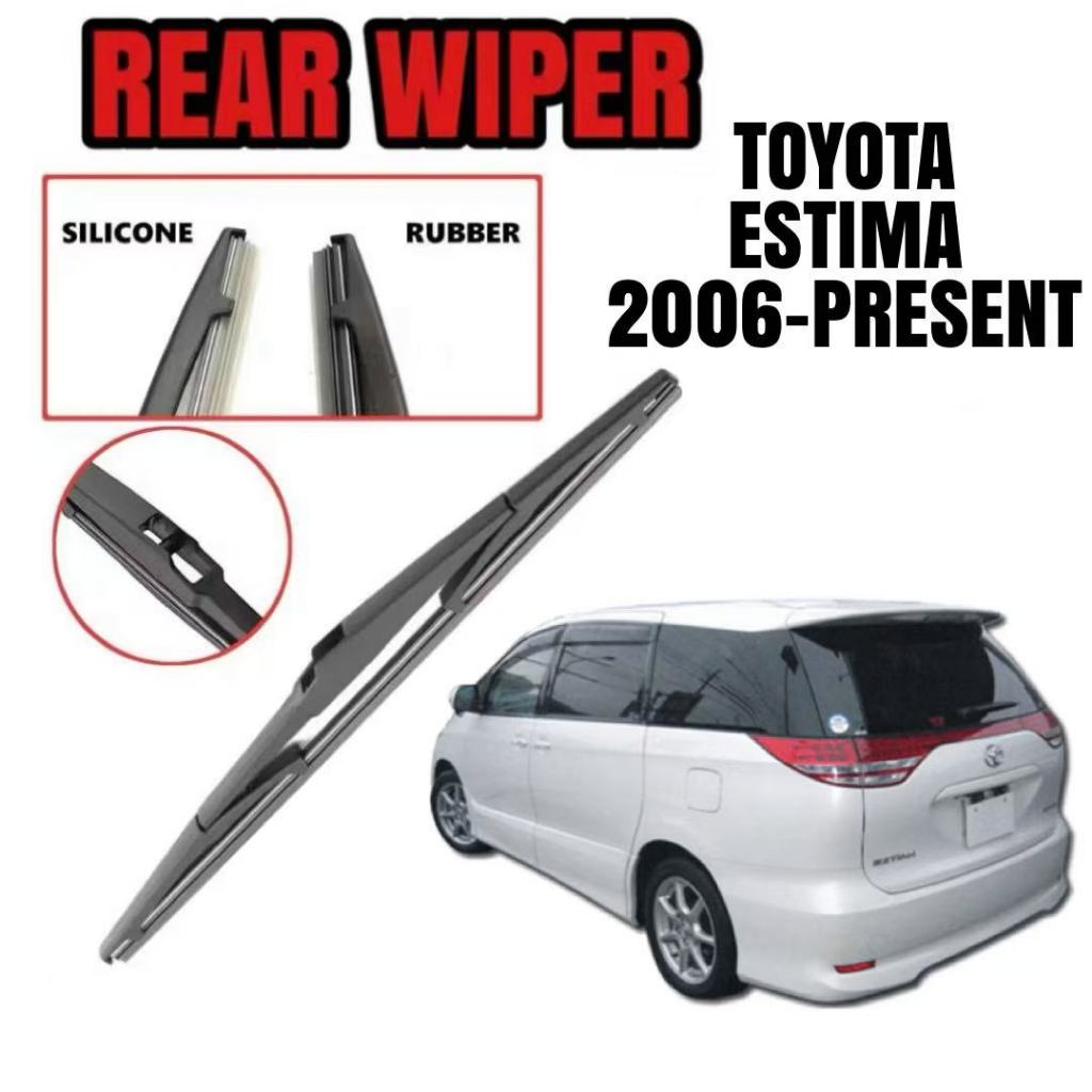 TOYOTA ESTIMA REAR WIPER Belakang Tail Wiper Rubber Silicone Wiper ...