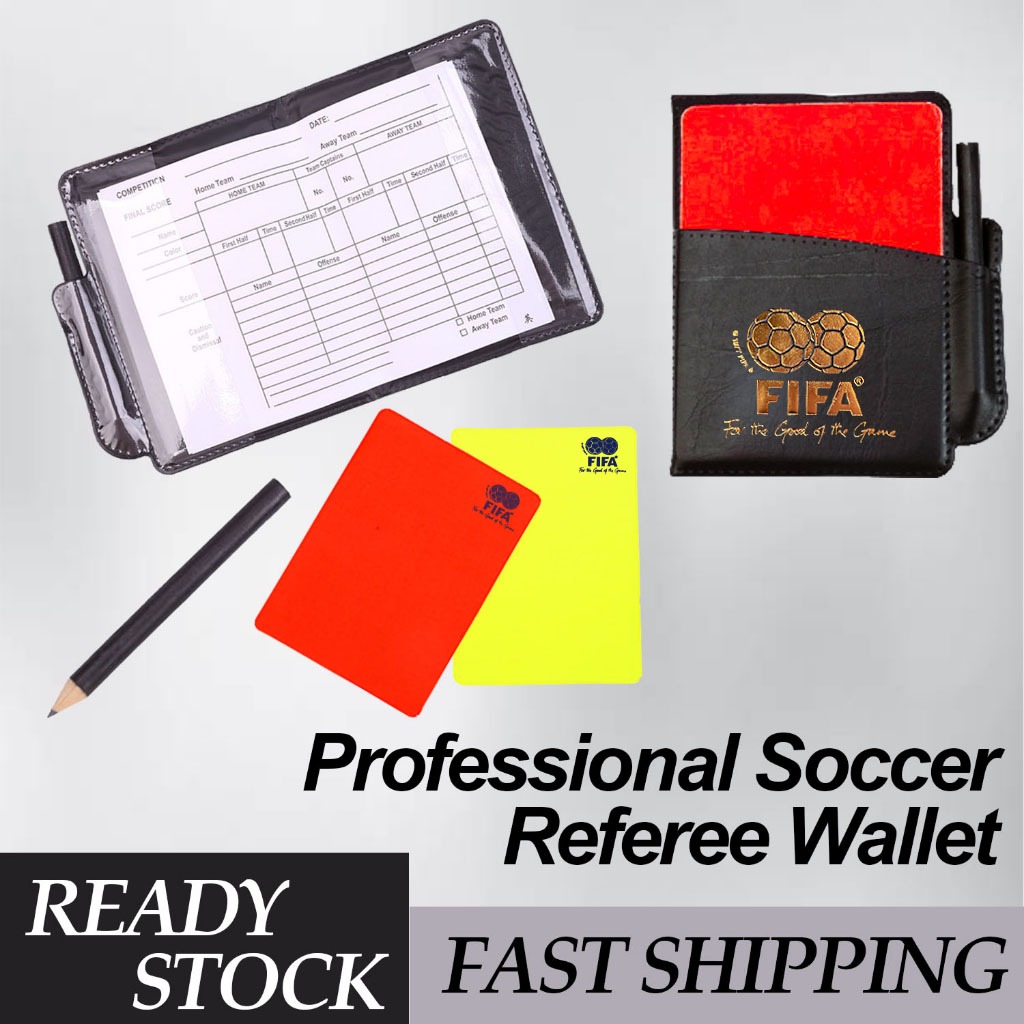 thumbnail image 2 of BlueDot Trading Soccer Referee Wallet With Red & Yellow Cards, Pencil, Log Note Book 2 of 5