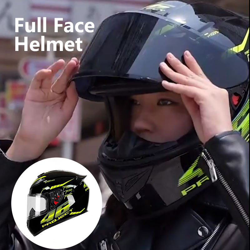 [Malaysia Ready Stock] Motorcycle Helmet Full Face Helmet Motorcycle ...