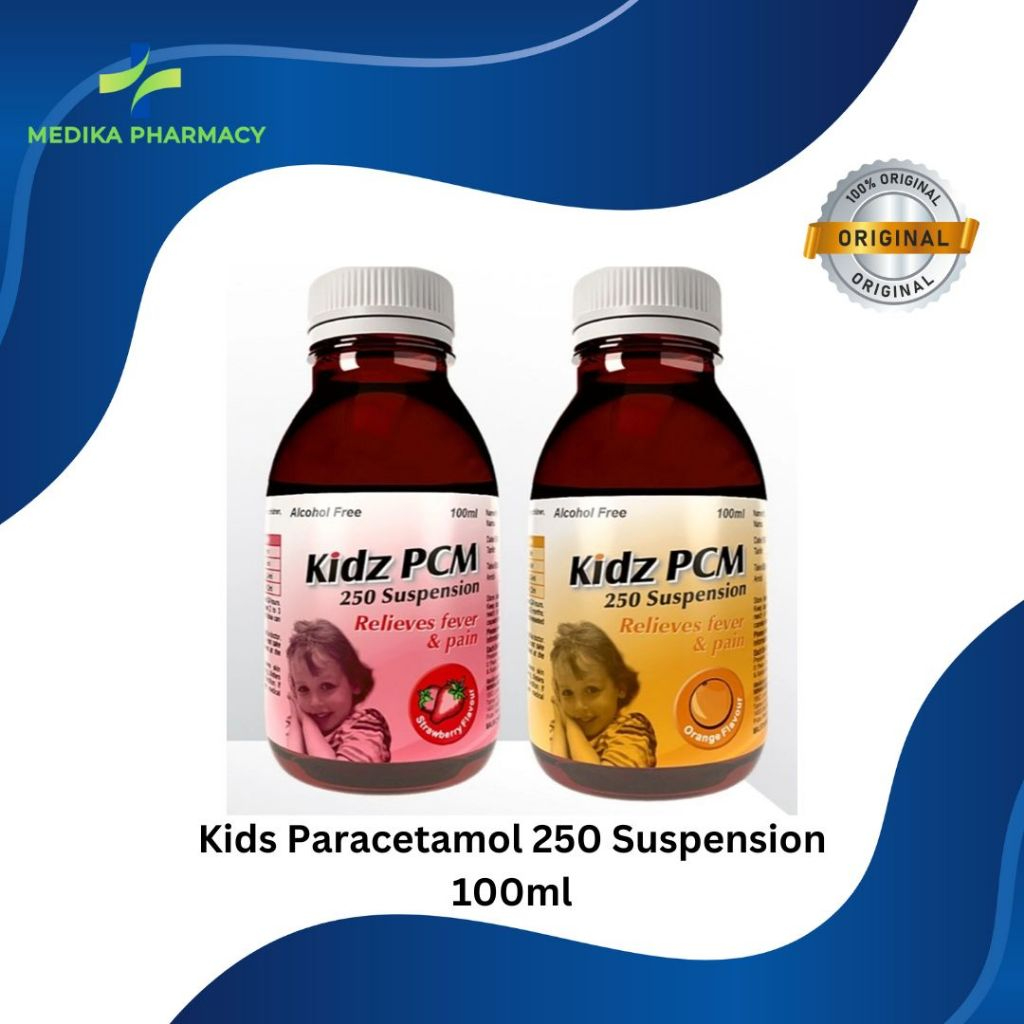 Kids Paracetamol 250mg suspension 100ml | Shopee Malaysia