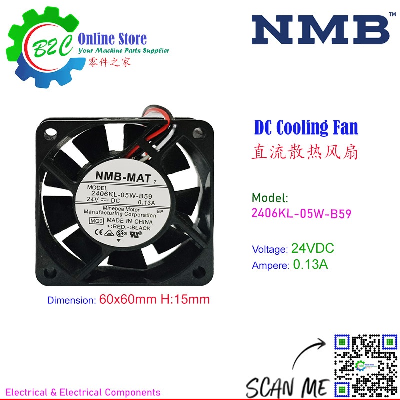 Ventola 2406KL-05W 1PZ Nuovo Modulo Ventola NMB 2406KL-05W-B59 | Garanzia Qualità 100%, Per Sistemi Di Raffreddamento Modulo Ventola MTX-MODULE