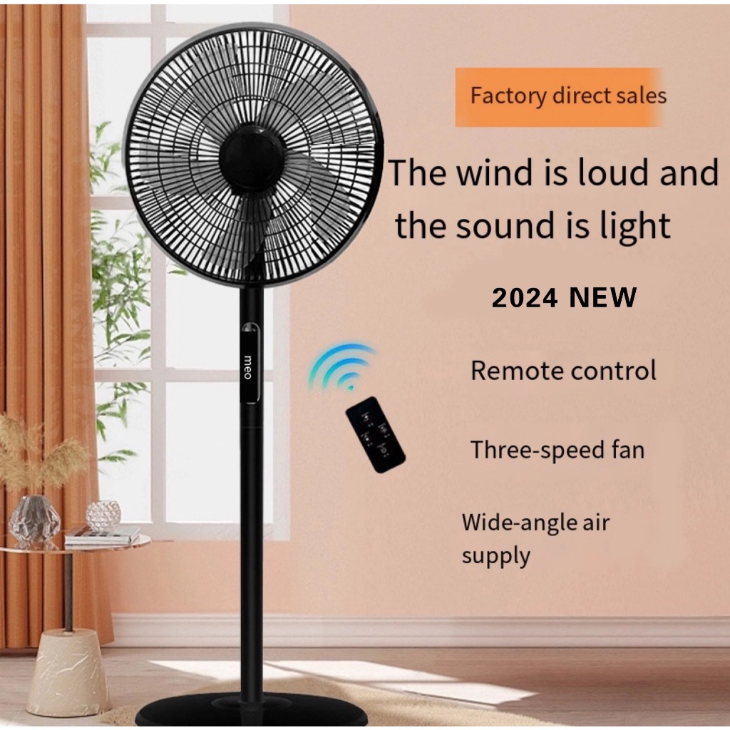 REMOTE CONTROL Kipas Berdiri 8 speed 5 Bilah Stand Fan Kawalan Jauh Fan ...