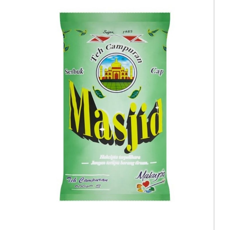 Cap Masjid Serbuk Teh Campuran | Mixed Tea Powder 900g | Shopee Malaysia