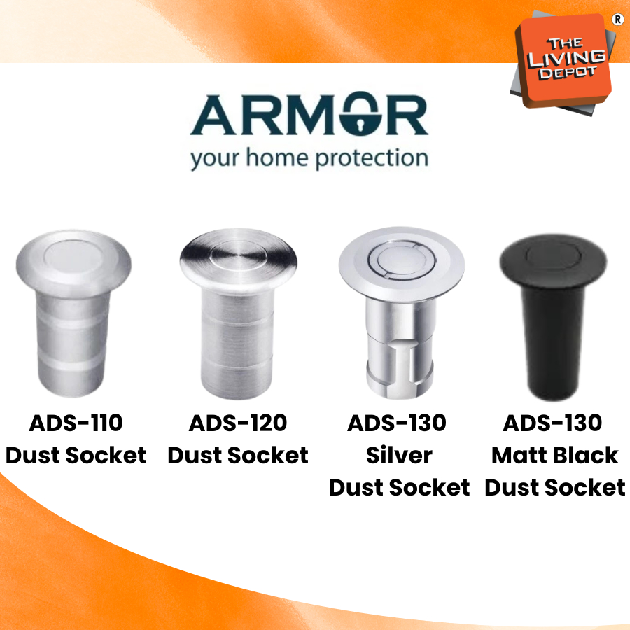 ARMOR STAINLESS STEEL DUST SOCKET ANTI DUST COVER ADS-110/ADS-120/ADS ...
