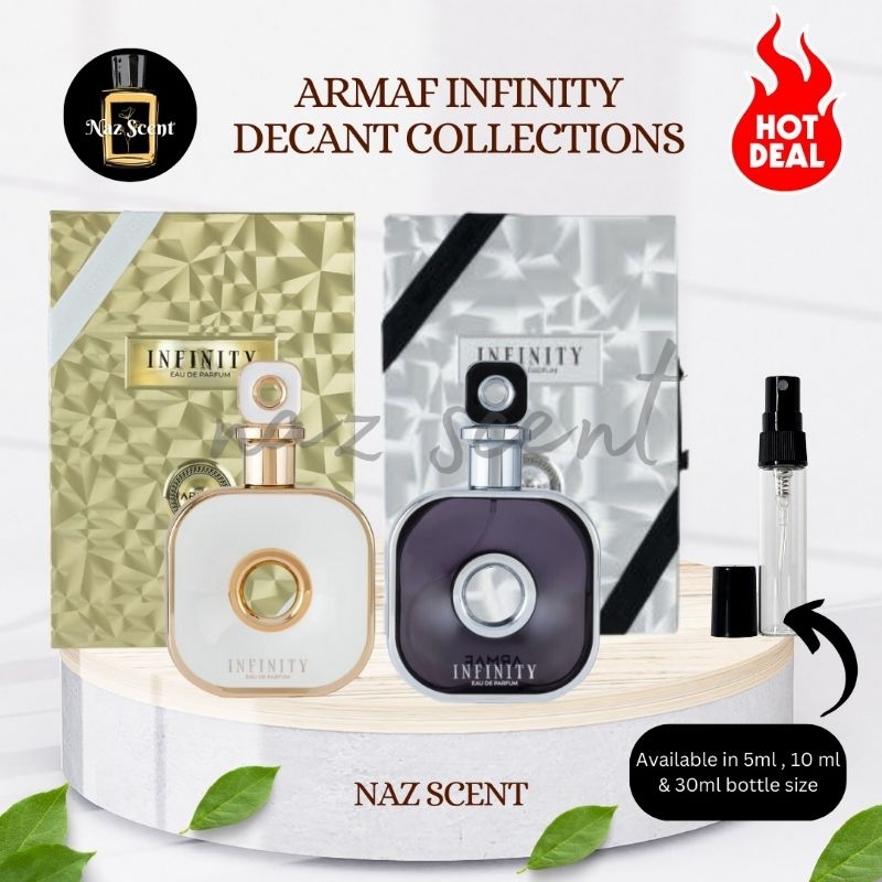 Armaf Infinity Decant Collections ( Black / Gold ) | Shopee Malaysia