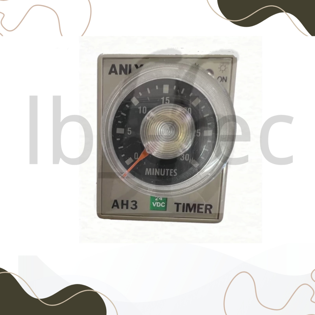 ANLY TIMER AH3-1 DC24V 10M 30M 60M | Shopee Malaysia