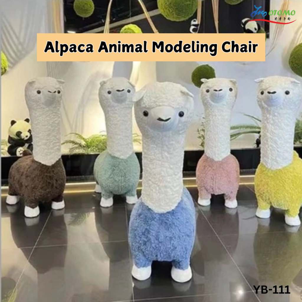 Alpaca Stool Cartoon Stool Chair Kids Stool Shoes Changing Stool Bangku ...